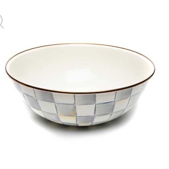 New MacKenzie-Childs Sterling Extra Large Bowl - Picture 2 of 7